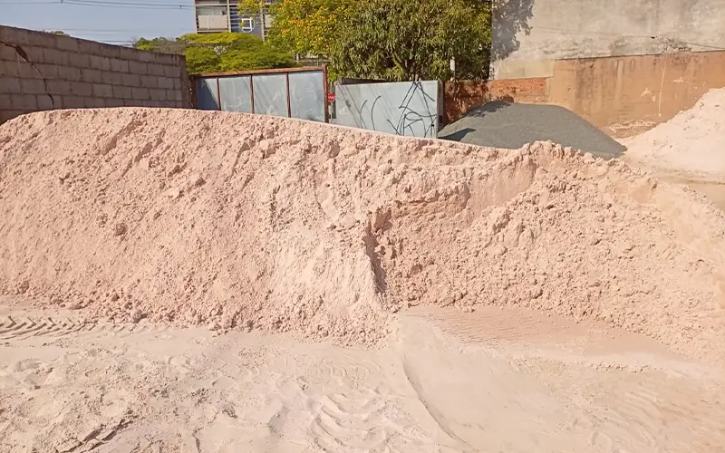 Areia Jacareí em Campinas, SP.