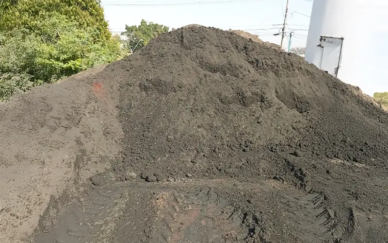 Terra vegetal de qualidade.